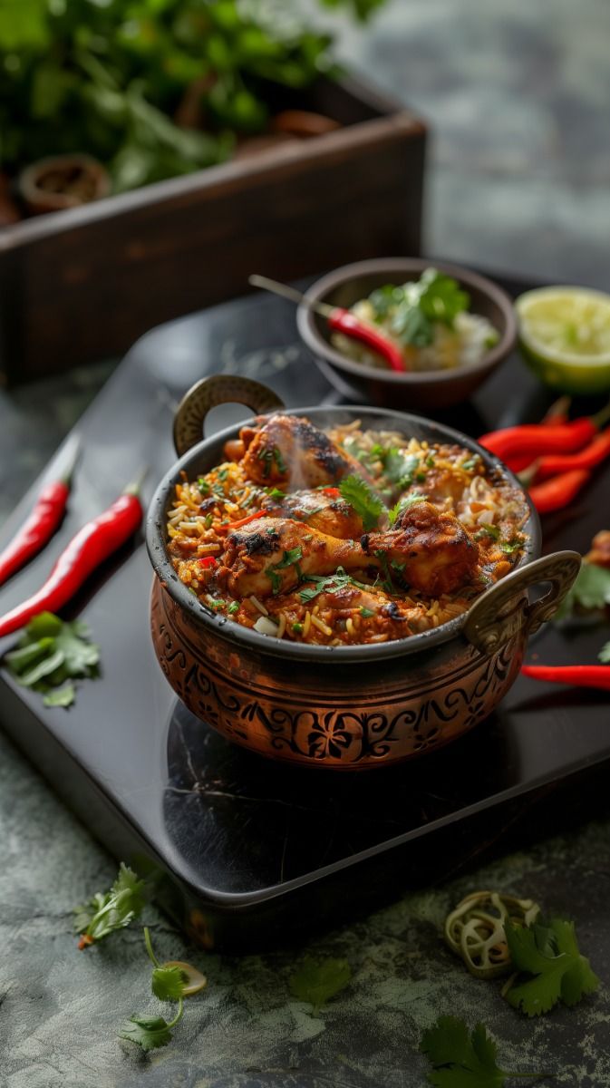 Authentic Chicken Dum Biryani